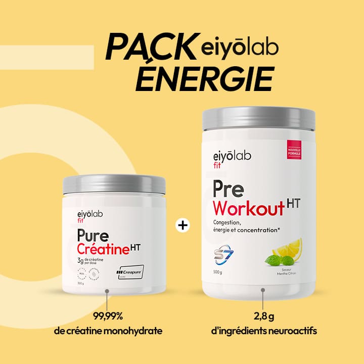 Ingrédients des compléments du Pack Energie