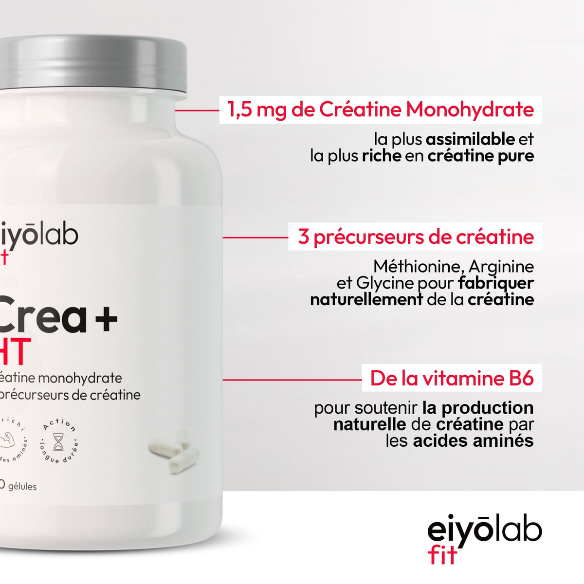 Propriétés de Crea+ HT