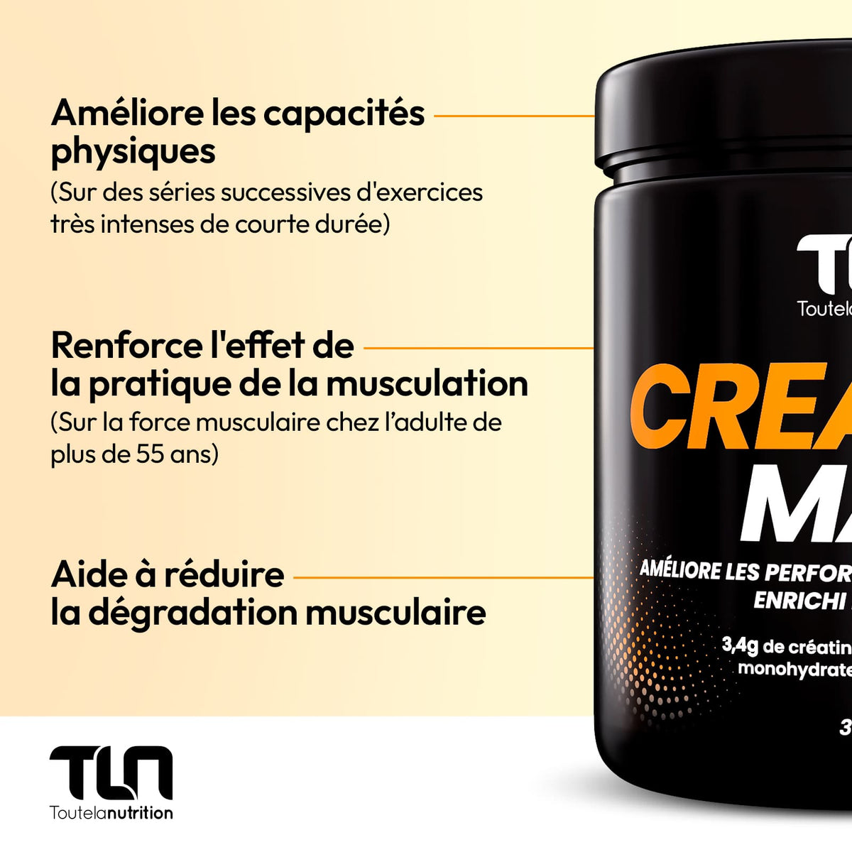 Bienfaits de Créatine MAX