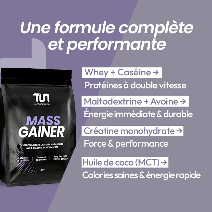 Propriétés du Mass Gainer