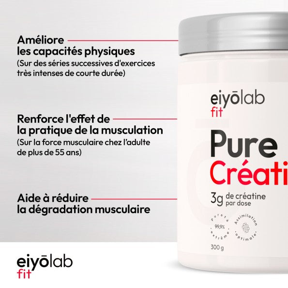 Bienfaits de Pure Créatine HT en poudre