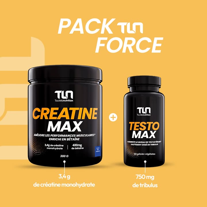 Ingrédients des compléments du Pack Force