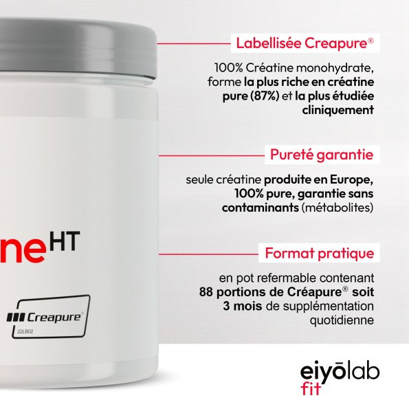 Propriétés de la Pure Créatine HT en poudre
